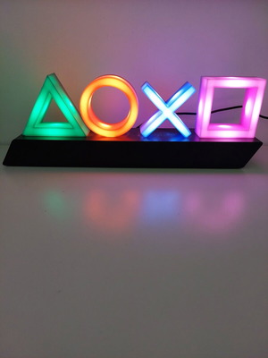 Διακοσμητικό φωτιστικό PlayStation Icons καινούργιο