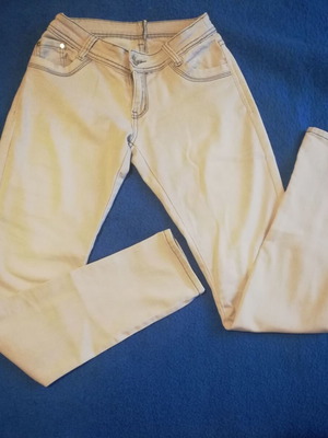 Jeans light gray used, size S 36 8, spring summer