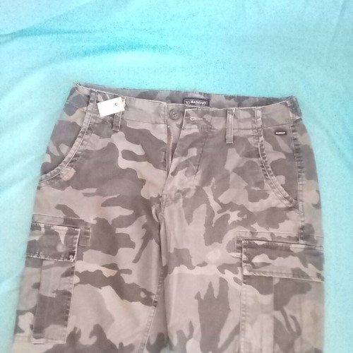Boys' children's bermuda shorts used with camouflage pattern size M