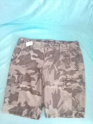 Boys' children's bermuda shorts used with camouflage pattern size M