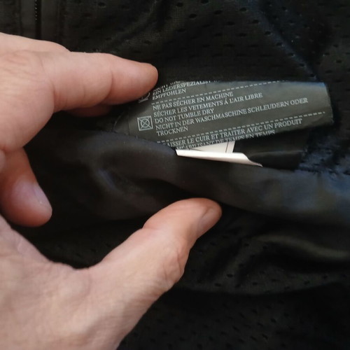 Bering leather jacket used, black, size M