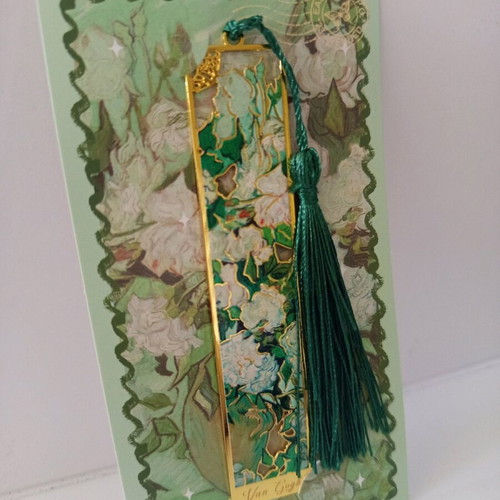 Van Gogh White Roses Bookmark new