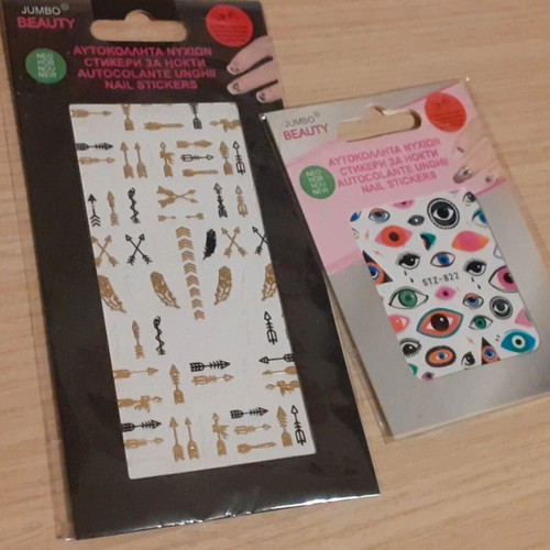 Nail stickers new, two sealed sets