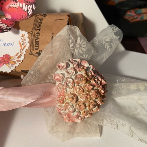 Decorative heart new, scented with plaster and bottle