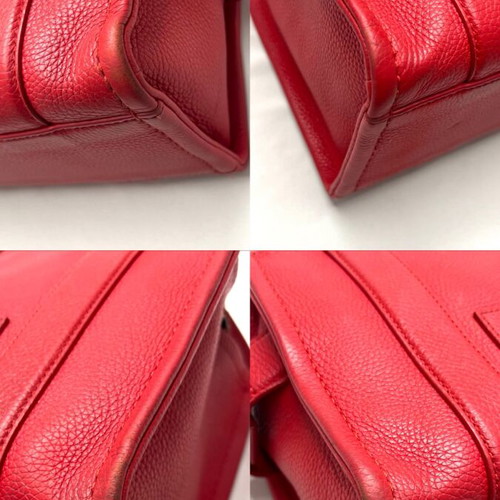 Marc Jacobs The Tote Bag small handbag used, red leather