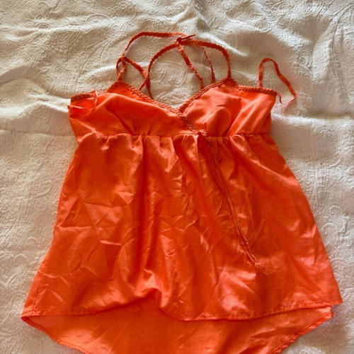 Attrattivo blouse like new, orange, size S