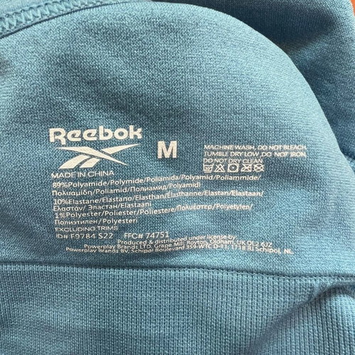 Reebok sports bra new, size M, blue
