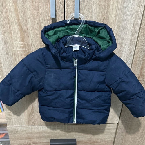 Boy's jacket 6-9 m 74cm used, dark blue