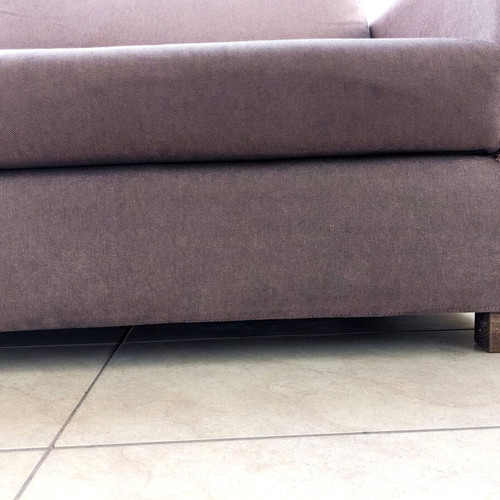 SATO Brown Triple Sofa used