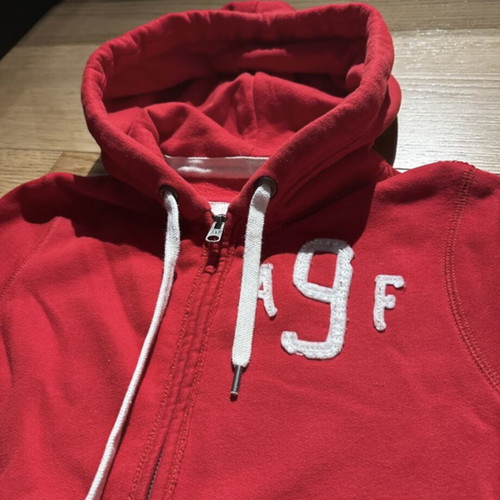 Abercrombie and Fitch jacket like new, red, size S