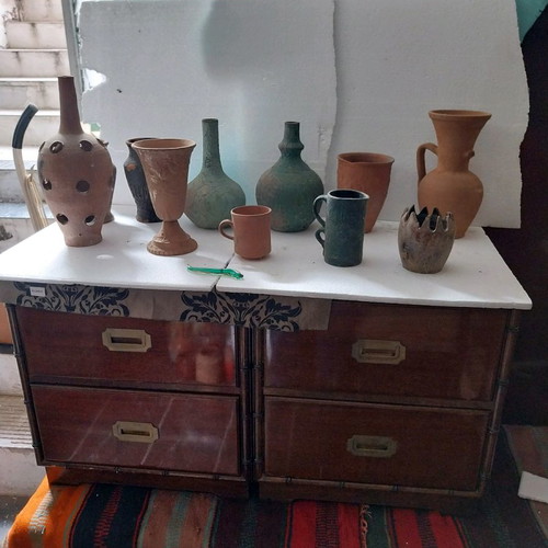 Ceramics used from Alexandroupolis and Eastern Thrace, pack of 11, 1950s-1960s