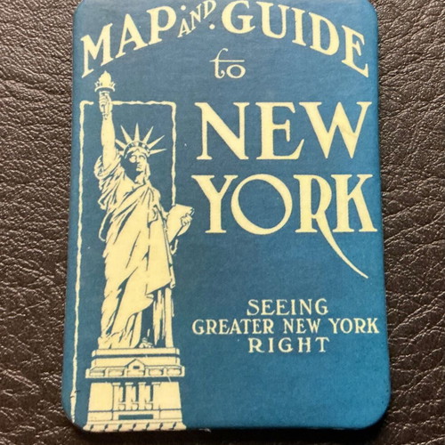 New York fridge magnet new, retro style, 6x4 cm