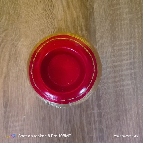 Jumbo Christmas base for tealight candle holder like new