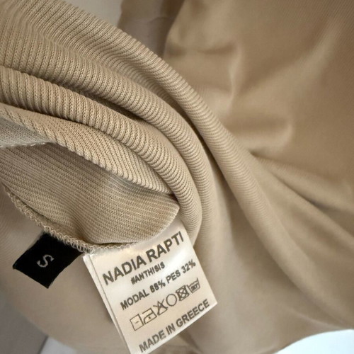 Nadia Rapti blouse beige like new, size S