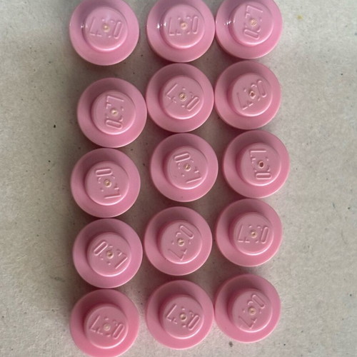 LEGO Pink Round 1x1 Plates like new, pack of 15 pieces