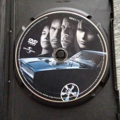 Fast & Furious 4 DVD used, action adventure thriller