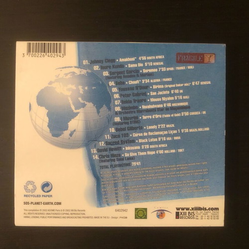 SOS Planet Earth CD like new, ethnic music