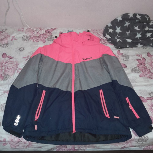 Admiral winter jacket L, pink reflective