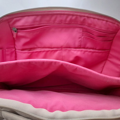 Belkin laptop bag like new, beige-pink