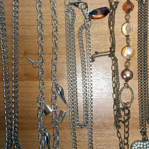 Neck chains used, pack of 5 pieces
