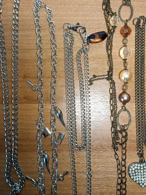 Neck chains used, pack of 5 pieces