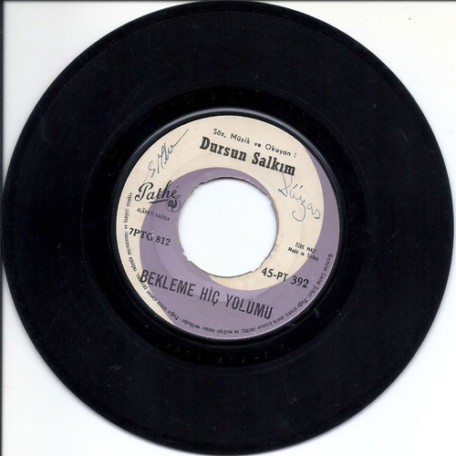 Dursun Salkım Bekleme Hiç Yolumu / Kaç Yıldır Sevdim Onu vinyl single used