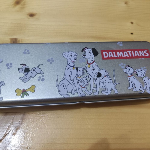 Metal Pencil Case with 101 Dalmatians Like New