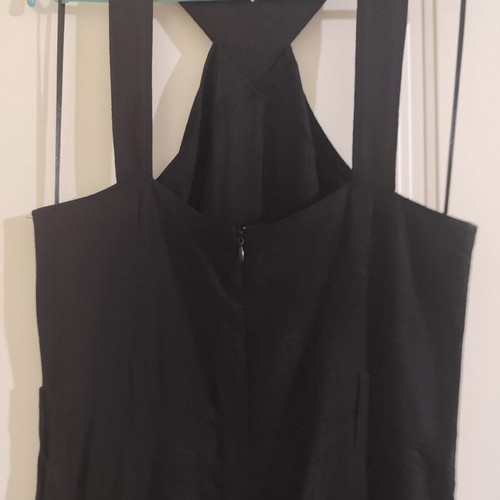 Linen jumpsuit Mango like new, black, size L