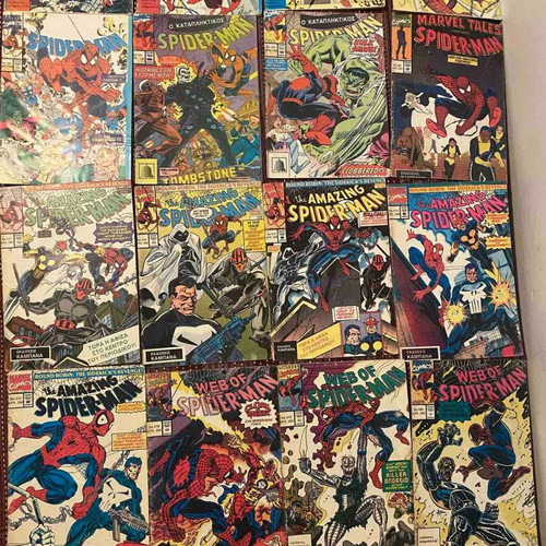 Spiderman Kamvanas editions, pack of 28 issues