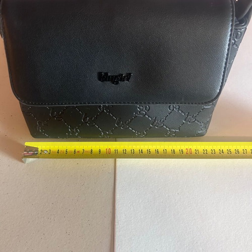 Blugirl Blumarine Y2K black monogram shoulder bag like new