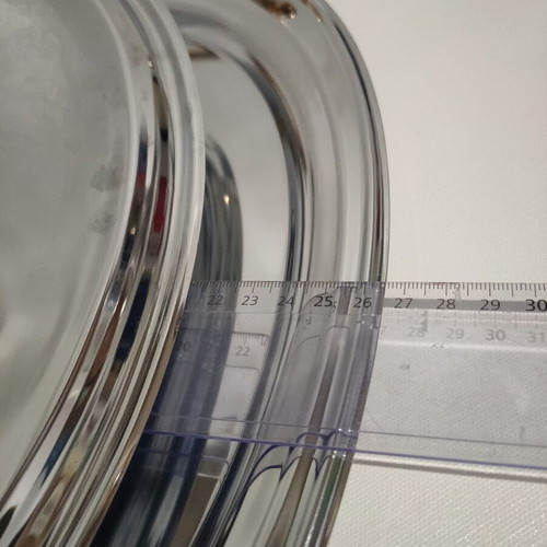 Oval Serving Dish stainless steel, like new, with lid