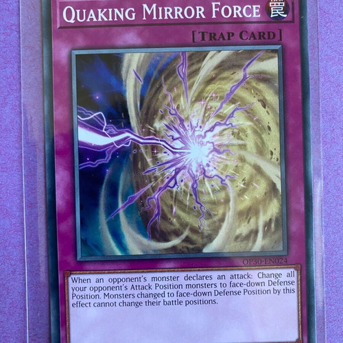 Yu-Gi-Oh Quaking Mirror Force OP30-EN024 - 0,35 - Vendora.cy Yu-Gi-Oh Quaking Mirror Force OP30-EN024 - 0,35 - Vendora.cy