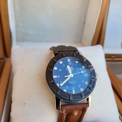 Camel Trophy Green Belt wristwatch used, 10ATM