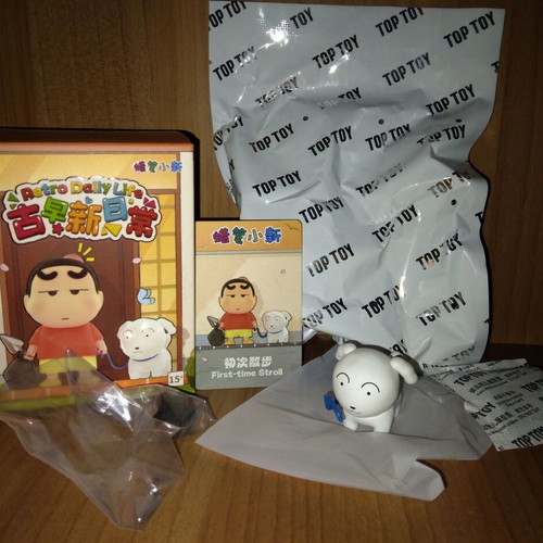 Top Toy Crayon Shinchan Retro Daily Life Blind Box new