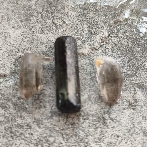 Energy Crystals Tourmaline and Smoking Quartz new
