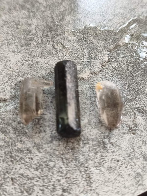Energy Crystals Tourmaline and Smoking Quartz new