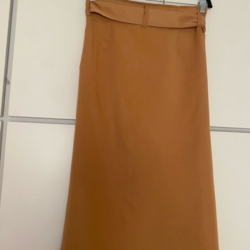 Midi skirt Pink Woman like new, summer with buttons