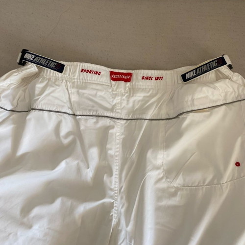 Nike pants worn once, white, size XXL