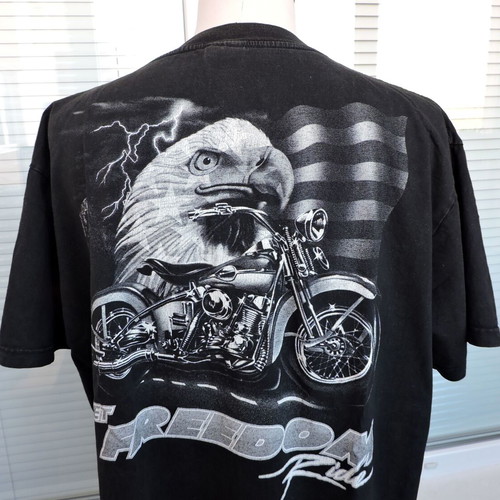 Let The Freedom Ride men's Red Rock t-shirt used, size XXL