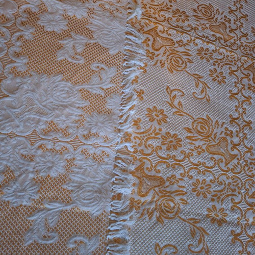 Woven throw used 2.15 × 1.90