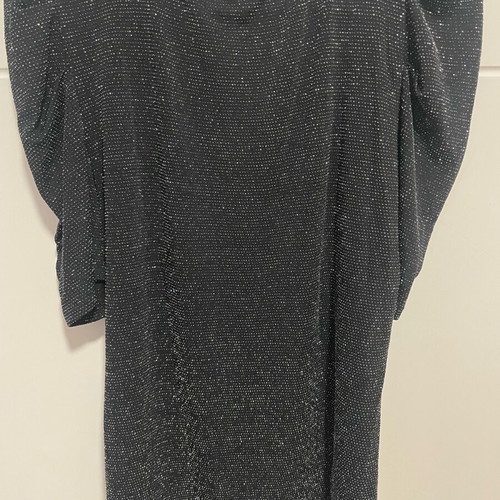 Mango blouse with silver thread like new, size L