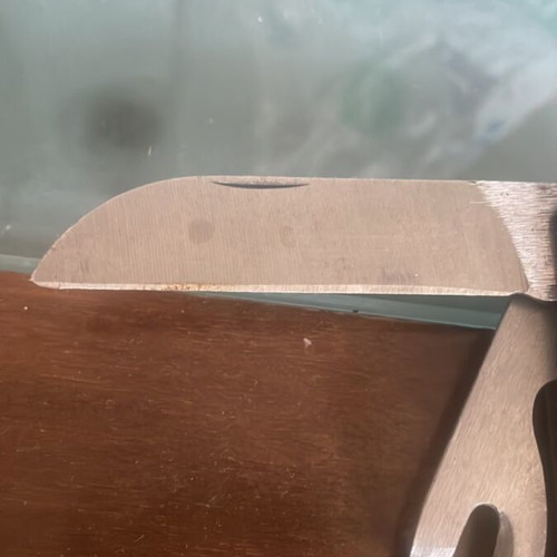 ES folding knife used, Greek Army