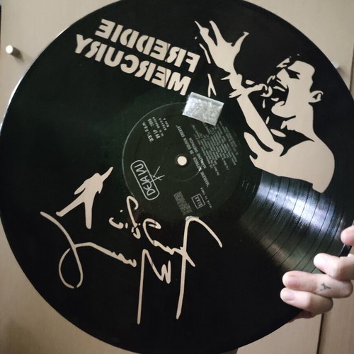 Freddy Mercury Wall Decor Handmade Like New