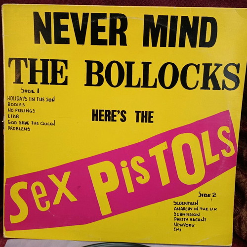 Sex Pistols Never Mind The Bollocks vinyl like new, punk