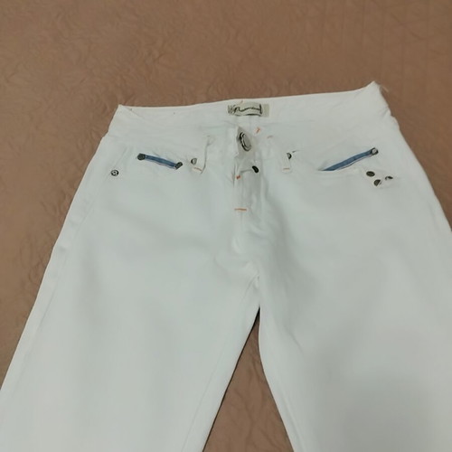 Fracomina white jeans new, size S