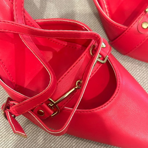 Public Desire red slingback pumps new, size 38