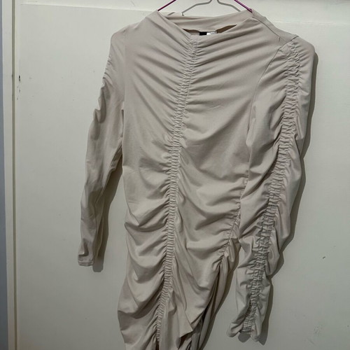 Dress H&M beige stretch used, one size