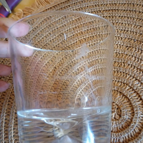 Johnnie Walker whiskey glass like new, collectible