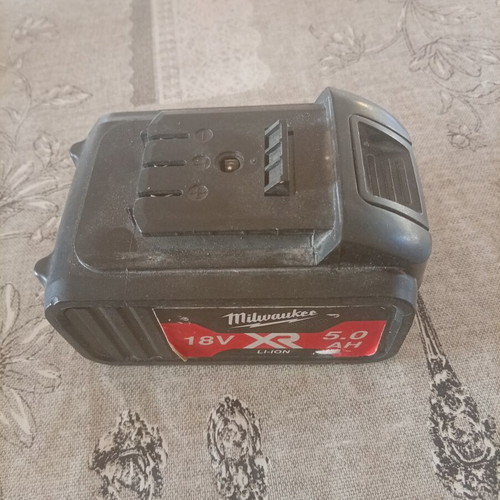 Milwaukee rechargeable battery used