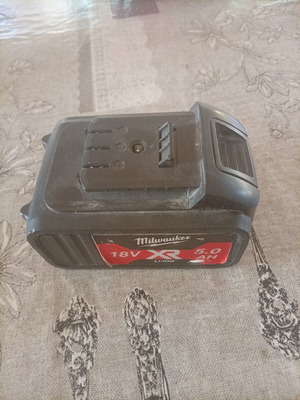 Milwaukee rechargeable battery used